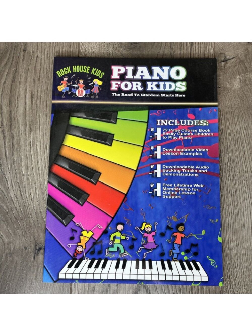 Piano For Kids The Road To Stardom Starts Here Rock House Kids Hal Leonard - Picture 2 of 5